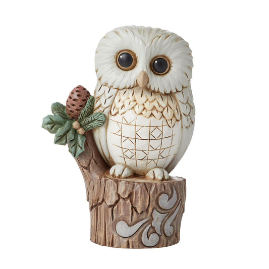 Woodland Owl On Tree Figurine Jim Shore