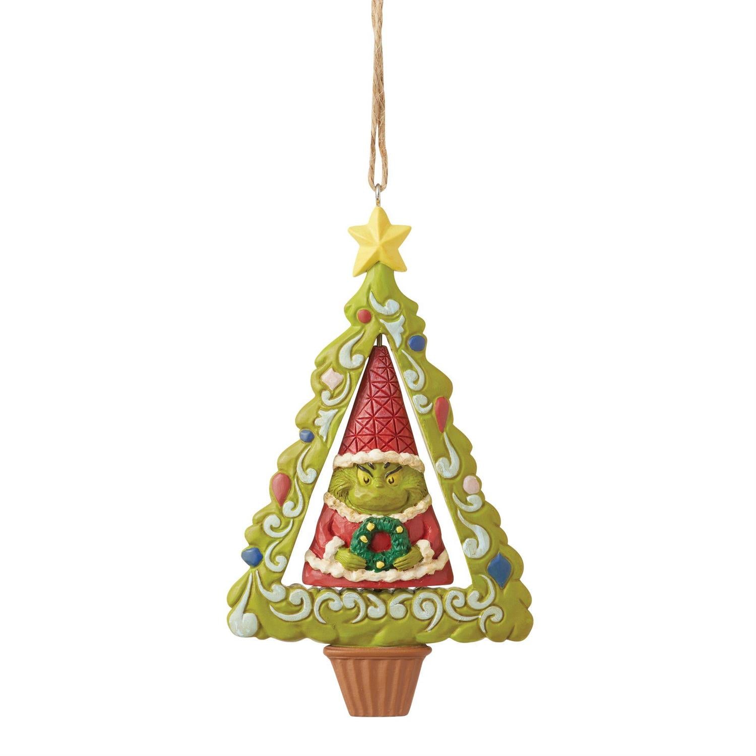 Grinch Gnome Tree Ornament