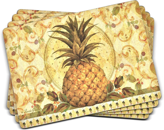 Golden Pineapple 4 Placemats