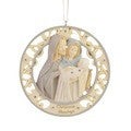 FLAT HOLY FAMILY ORN