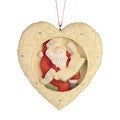 SANTA HEART ORNAMENT