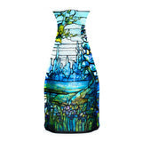 Tiffany Iris Landscape Vase