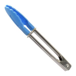 7" Blue Serving Tongs