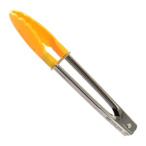 7" Yellow Serving Tongs