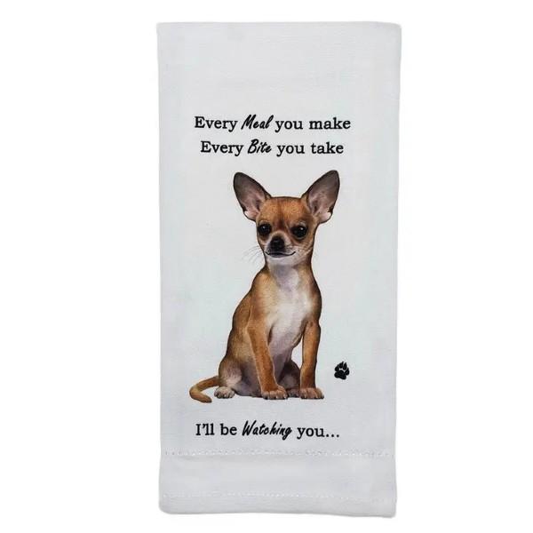 TAN CHIHUAHUA EVERY BITE TOWEL