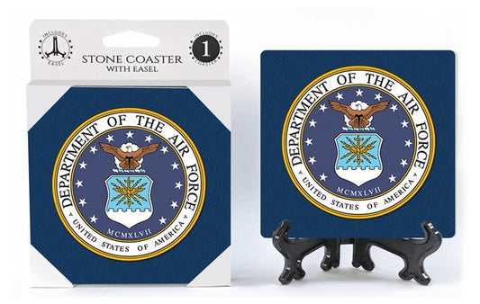 AIR FORCE COASTER WITH EASEL