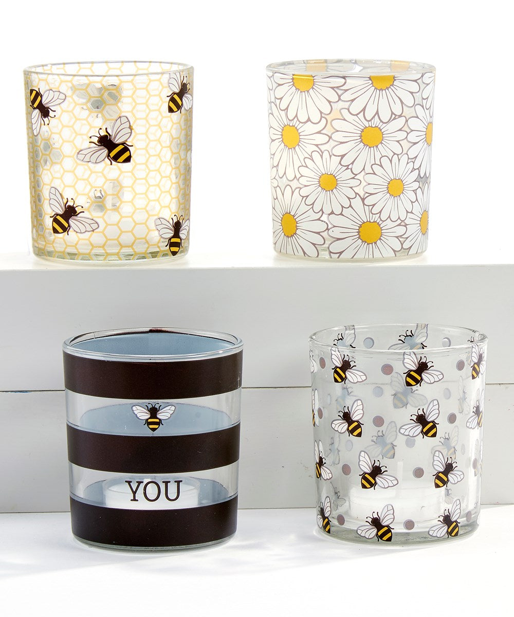 Daisy or Bee Candle Holder
