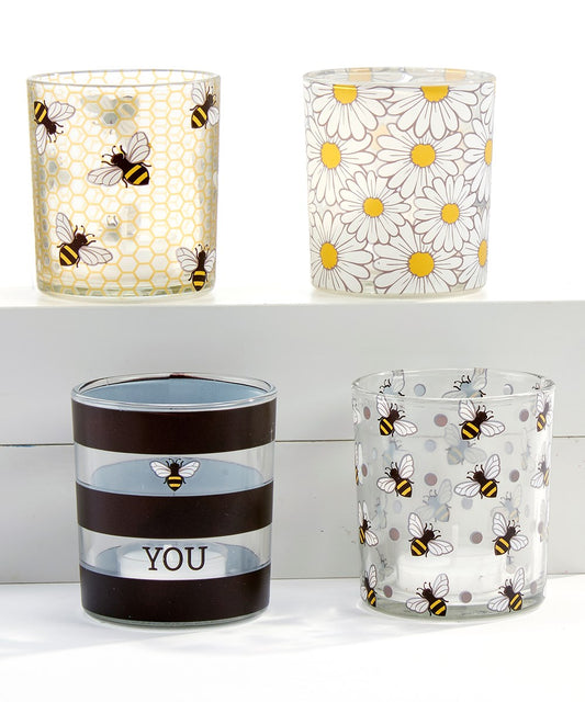 Daisy or Bee Candle Holder