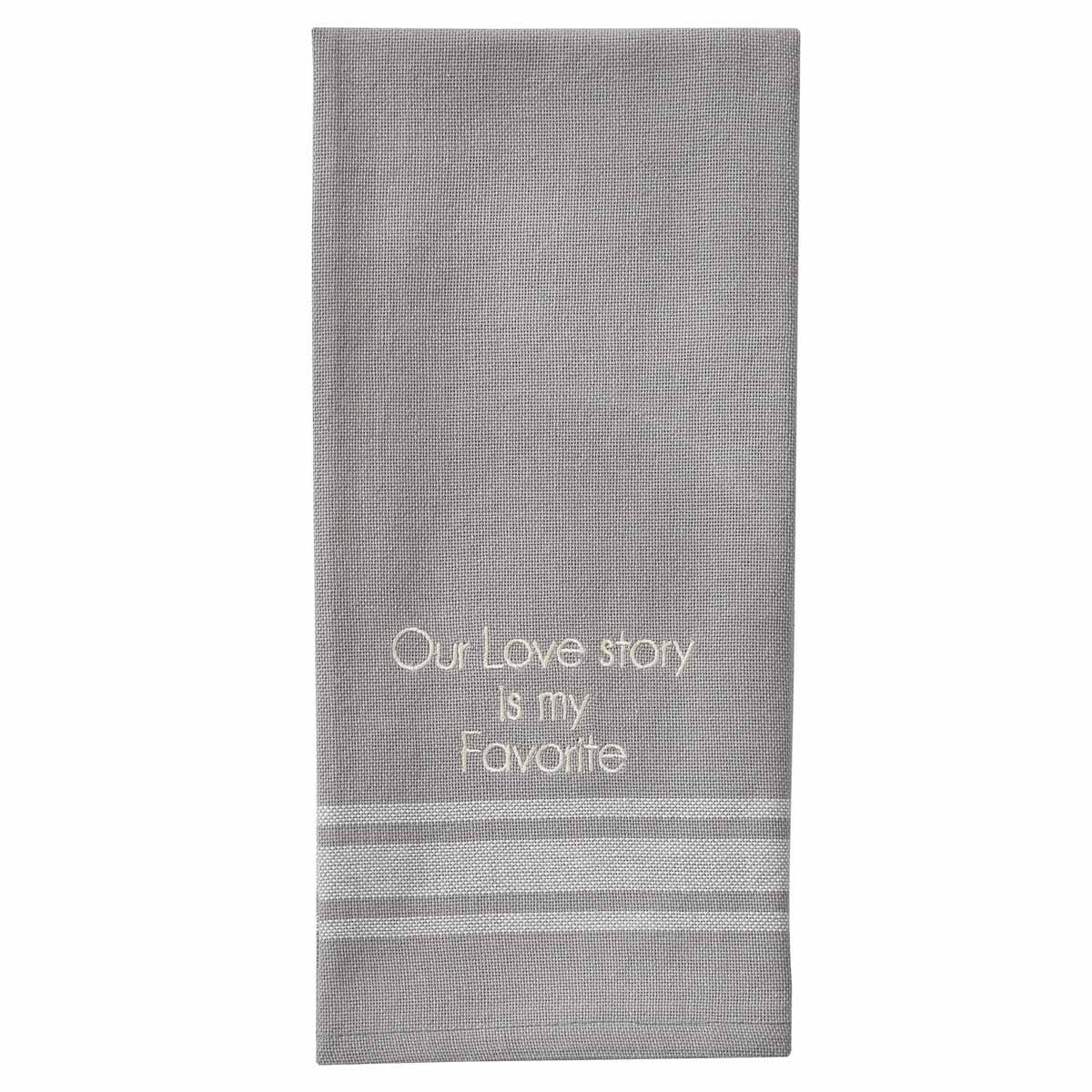 OUR LOVE STORY DISHTOWEL