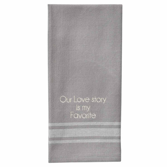 OUR LOVE STORY DISHTOWEL