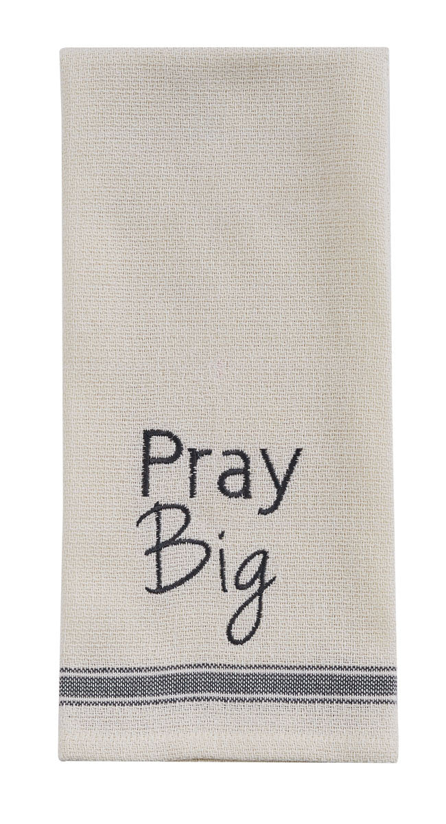 Pray Big Dishtowel