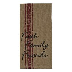 Faith Family Friends Towel 28X16