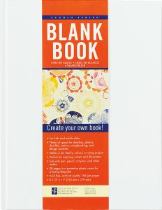 White Blank Book