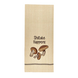 SHIITAKE HAPPENS MUSHROOM DISHTOWEL