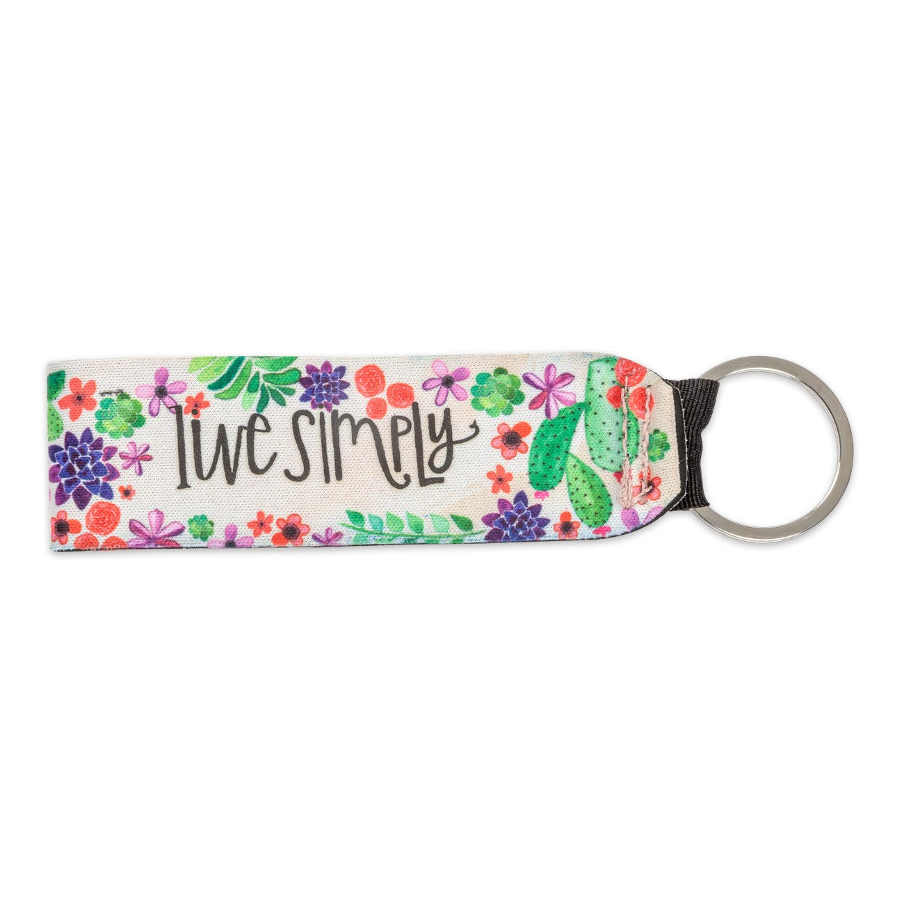 LIVE SIMPLY KEYCHAIN