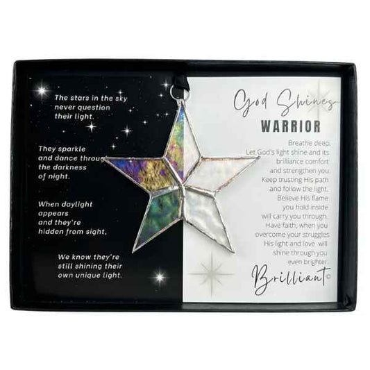 Warrior Stained Glass Star
