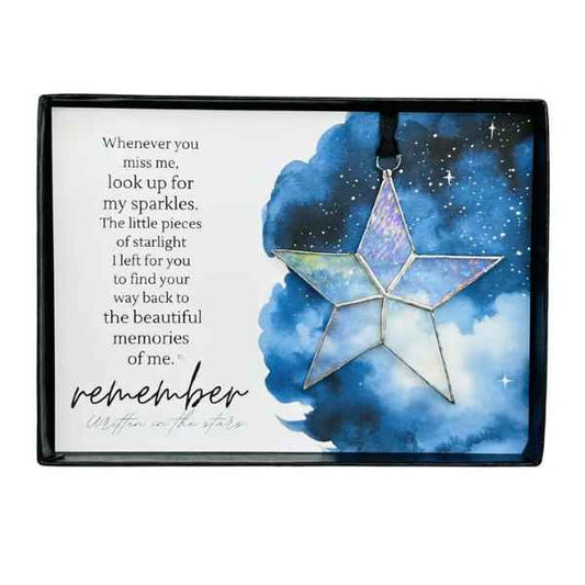 Written in the Stars Glass Star