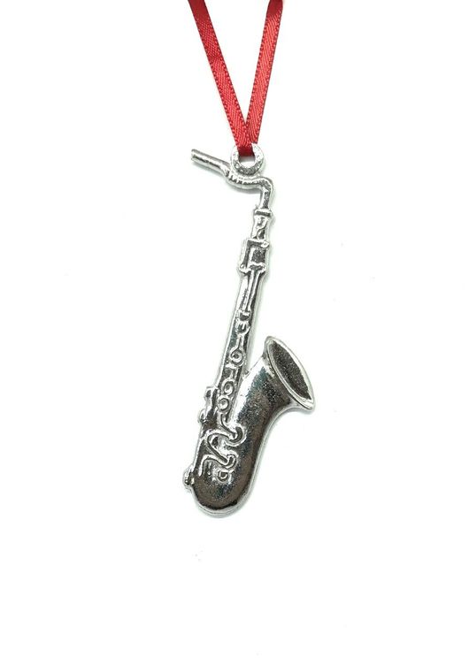 SAXOPHONE PEWTER ORNAMENT