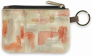 WATERCOLOR TONE ID WALLET KEYCHAIN