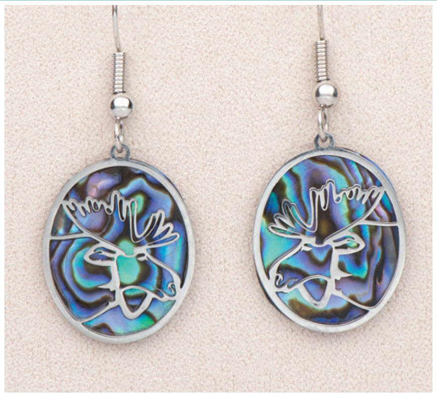 Filagree Moose Earrings