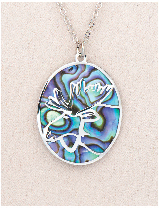 Filigree Moose Necklace