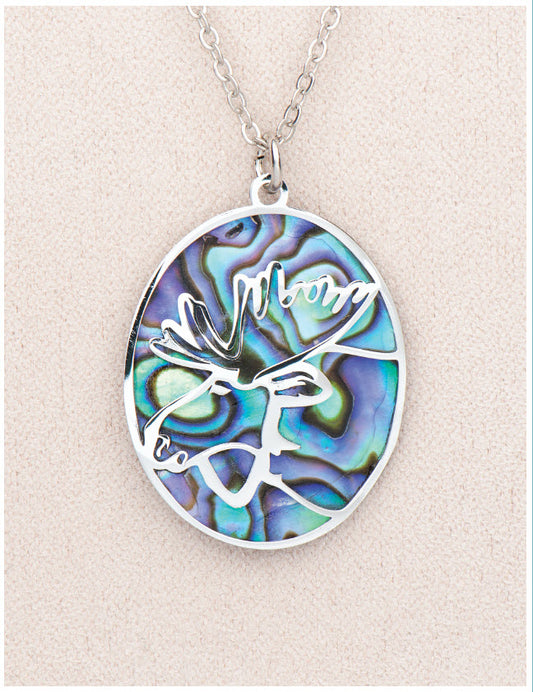 Filigree Moose Necklace