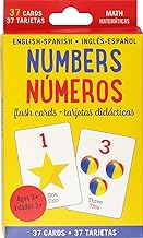 English Spanish Numbers Cards