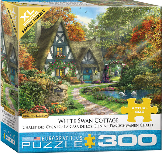 WHITE SWAN COTTAGE PUZZLE 300PC