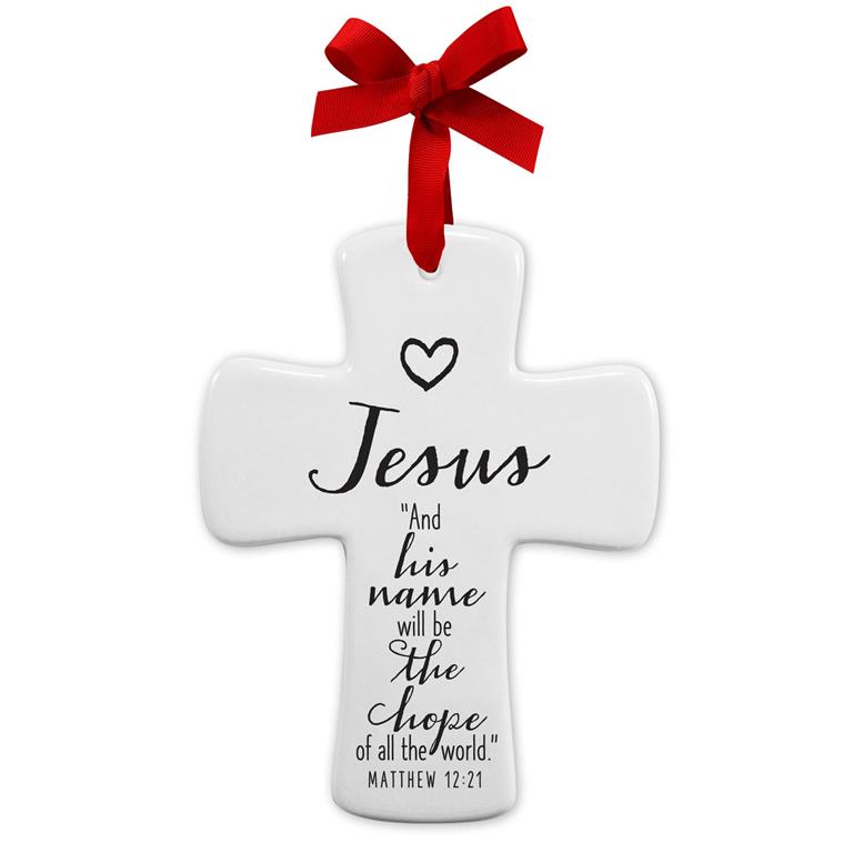 JESUS CROSS ORNAMENT