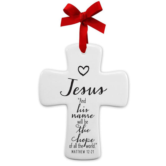 JESUS CROSS ORNAMENT