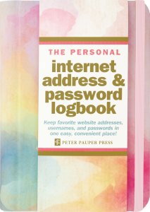 WC Sunset Internet Password Logbook