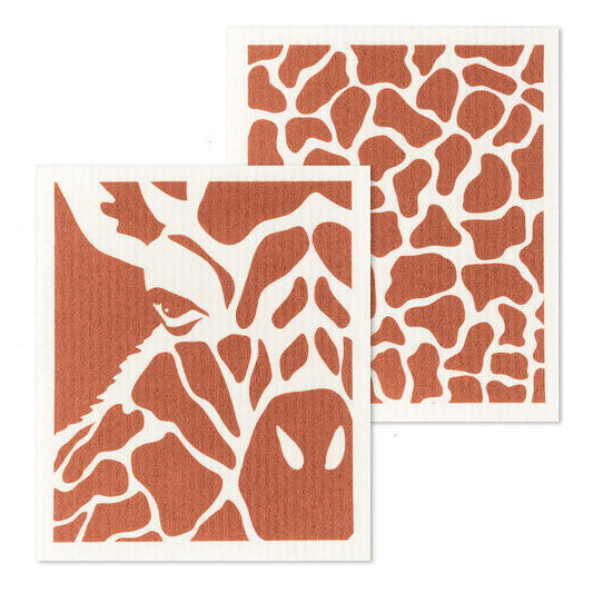 GIRAFFE PATTERN Dish Clothes Set 2