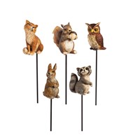 Woodland Friends Plant Pick - Asst