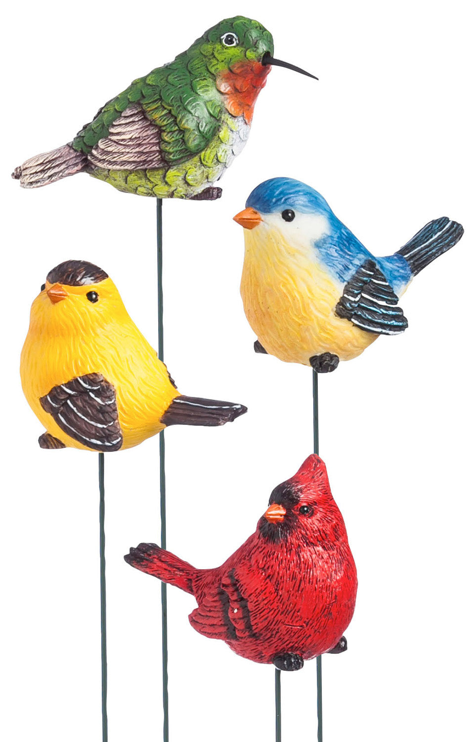 Goldfinch Plant Pick 12"
