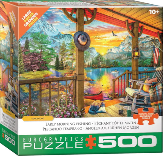 EARLY MORNING FISHING 500PC Puzzle