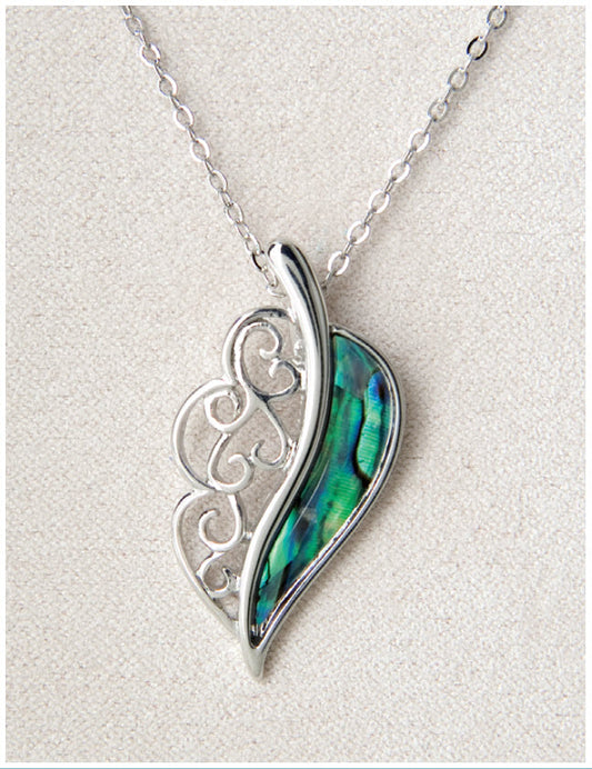 Filigree Feather Necklace