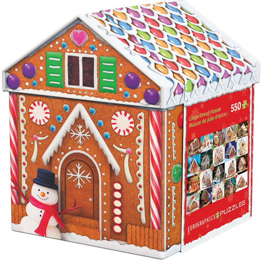 Gingerbread House Tin 550PC Puzzle