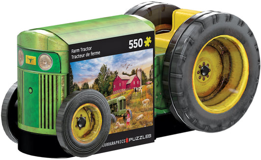 VINTAGE TRACTOR Puzzle In Tin 550PC
