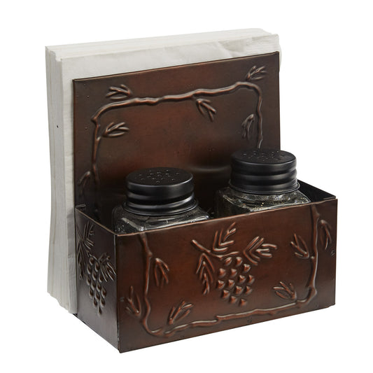 VALLEY PINE NAPKIN S/P HOLDER SET