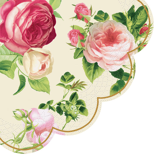 Rosalia Round Roses NAPKINS