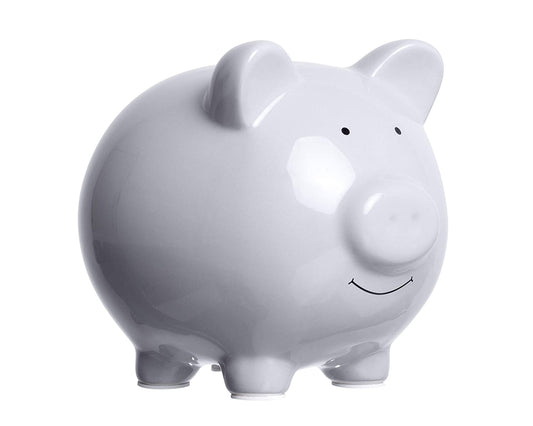 Grey Piggy Bank