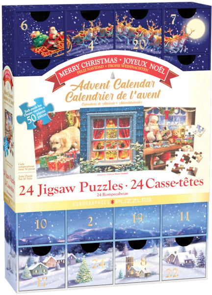 CLASSIC CHRISTMAS ADVENT PUZZLE SET