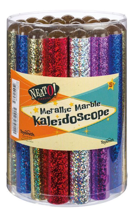 Metallic Marble Kaleidoscope Asst