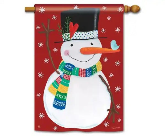 Winter Happiness Standard Flag