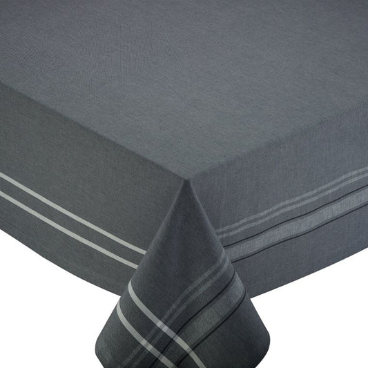 French Gray Chambray Tablecloth 60X84