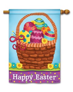 Basket Full Of Eggs Standard Flag
