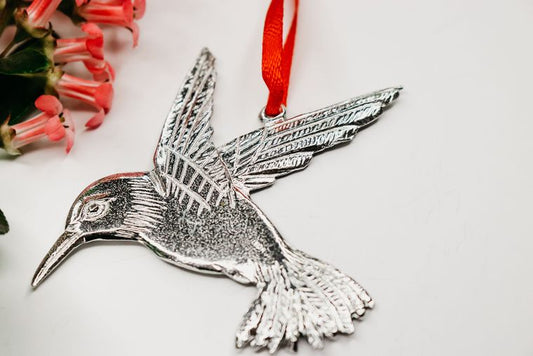 HUMMINGBIRD PEWTER ORNAMENT