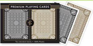Black & Gold Playing Cards