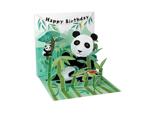 Pandas Pop Up Card