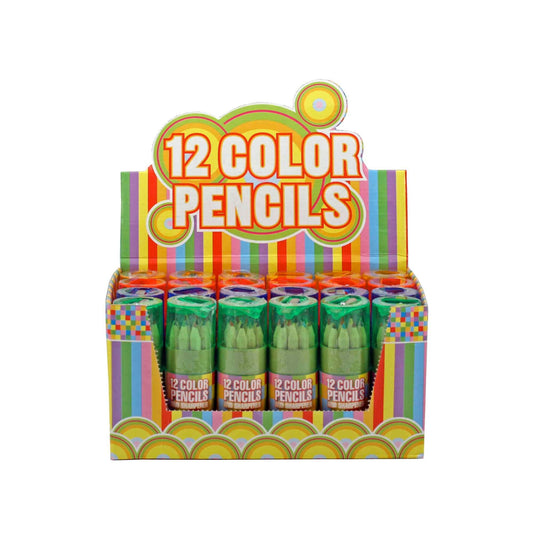 12 Color Pencils WITH SHARPENER